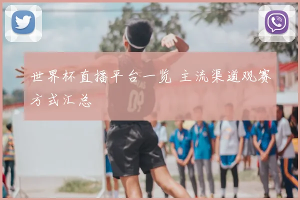 世界杯直播平台一览 主流渠道观赛方式汇总